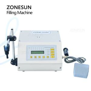 ZONESUN 디지털 제어 액체 충전 기계, 음료 화장품, 향수, 주스, 우유, 작은 병 필러, GFK160, 5-3500 ml