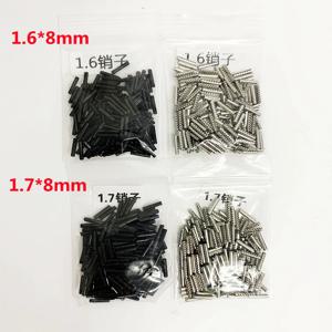 Keychannel 200/400/600/800pcs 1.6*8mm 1.7*8mm 플립 원격 키 블레이드 고정 핀 자동차 키 Fob 철 핀 KD KEYDIY Xhorse 원격
