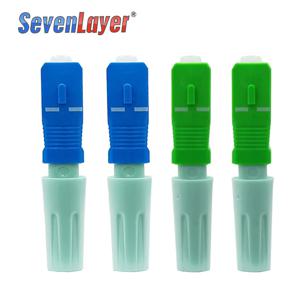 새로운 SC APC SM 단일 모드 광 커넥터 FTTH 도구 콜드 커넥터 도구 SC UPC 광섬유 고속 커넥터