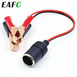 자동차 배터리 터미널 클립온 담배 라이터 전원 소켓 어댑터 12v 캠핑 크리스마스