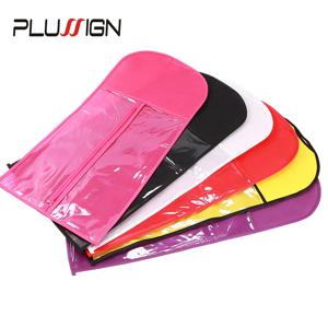 행어 거치대 케이스 포함 Plussign 가발 보관 가방, 가발 파우치, 방수 방진 정리함, 전문 헤어 익스텐션 보호