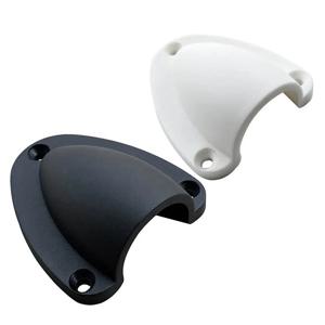 3 개의 나사가있는 2pcs 해양 와이어 케이블 벤트 커버, 보트 요트 용 플라스틱 대합 조개 껍질 벤트 대합 조개 껍질 벤트 커버