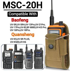 휴대용 옥스포드 무전기 파우치, 거치대 포켓, 야외 사냥 스포츠 허리 가방, 인터폰 홀스터, Molle 라디오