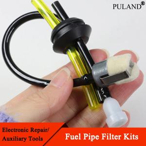 연료 파이프 필터 키트 브러시 커터 스트리머 잔디 깎는 기계 프라이머 연료 호스 정원 도구 부품에 대한 범용 잔디 트리머 부품