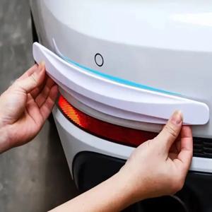 2개입 자동차 범퍼 보호 스트립 가드 코너 보호 스트립 스크래치 방지 충돌 방지 자동차 액세서리