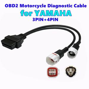 YAMAHA 3Pin 4Pin 오토바이 3 및 4 핀 obd2 진단 커넥터 케이블 obd 케이블 어댑터에 대 한 obd2 오토바이 진단 케이블