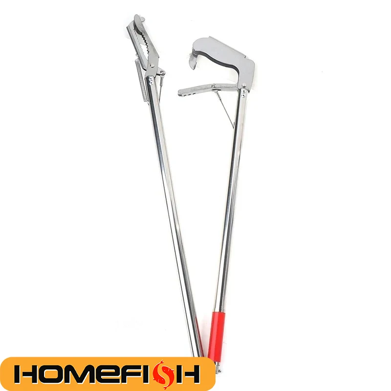 1.2m 접이식 뱀 집게 스틱 쉽게 접근할 수 있는 픽업 도구 접이식 쓰레기 집게