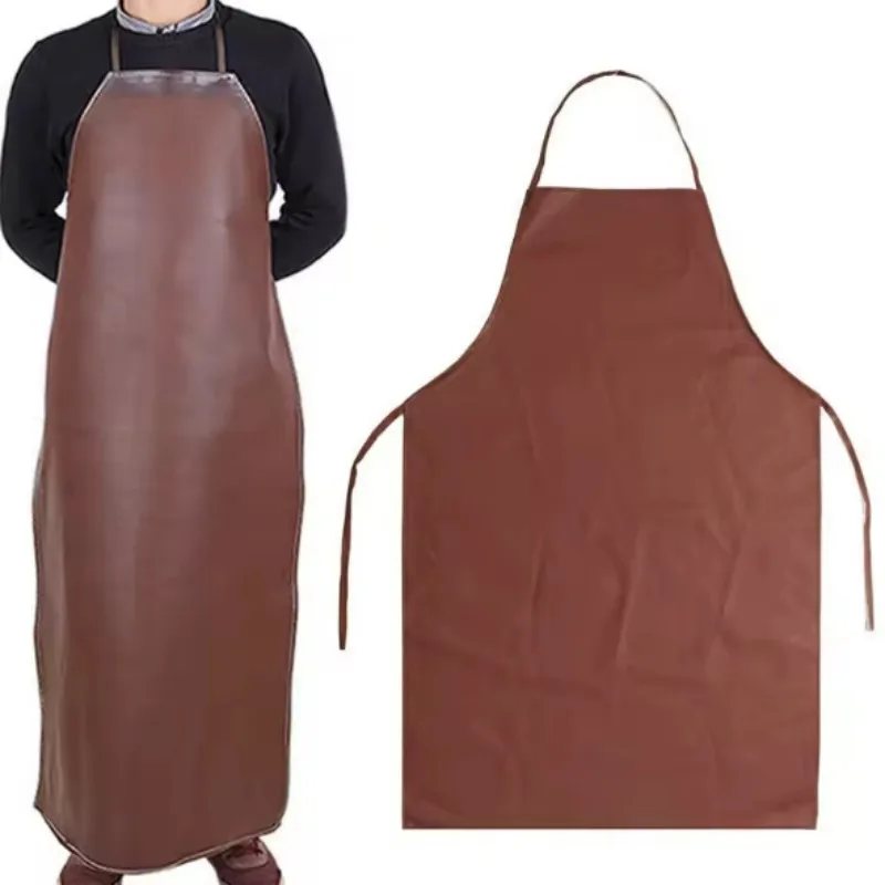 97×65CM 가죽 용접 앞치마 폴리우레탄 장비 용접공 열 절연 보호복 용접 보호 앞치마