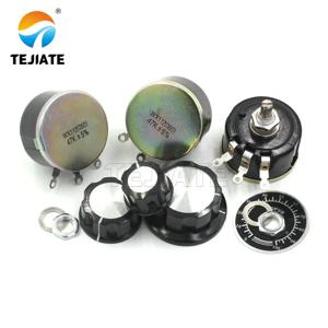 싱글 턴 와이어 권선 전위차계, WX112, WX050, 5W, 100R, 1K, 2K2, 4K7, 10K, 22k, 47k