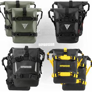 2PCS 오토바이 범퍼 가방 방수 5L-8L 오토바이 사이드 프레임 가방 오토바이 크래시 바 가방 범용 도구 보관 가방