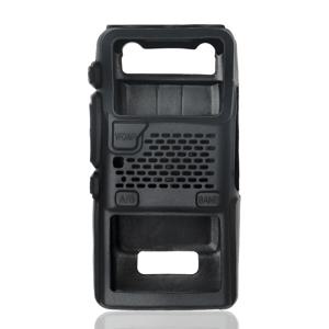 ABBREE UV-5RH PRO 휴대용 무전기 보호 커버, 부드러운 고무 케이스, BAOFENG UV-5RH, AR-5RM, UV 5RM, 5RH용, 아마추어 무선 통신용 가방, 검정색