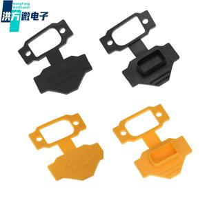 XT60E-F 플러그 보호 케이스 RC 드론 방수 보호 커버에 대 한 원래 PVC 방진 모자 검정색 노란색 여성 머리 XT60E