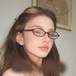 [블루라이트 안경] 여성용 블루라이트 차단 직사각형 안경 |   투명 렌즈가 있는 패션 소규모 사무실 사이렌 가짜 안경