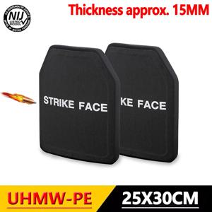 NIJ IIIA 방탄판 10x12 인치 경량 전술 UHMWPE 방탄 보호 바디 아머 조끼 삽입판