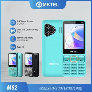 MKTEL M82 피처폰 2.4 인치 디스플레이 듀얼 심 듀얼 스탠바이 MTK6261M, 1800mAh, MP3, MP4, FM, 라디오, 블루투스, GPRS, GSM 850, 900, 1800