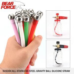 세차 액세서리 고압 세탁기 용 스테인레스 스틸 필터 폼 캐논 스노우 폼 랜스 필터 (플라스틱 파이프 포함)