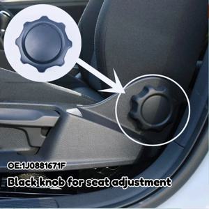 1/2x VW 비틀 보라 폴로 골프 Passat B5 캐디 트랜스포터 T4 제타 MK4 블랙 시트 조정 손잡이 핸들 1J 0881671 F 스타일링