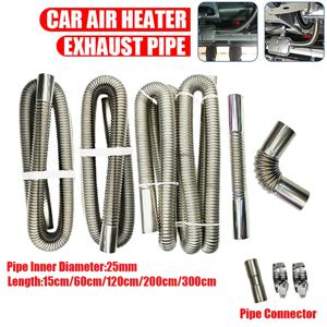 15cm 60cm 120cm 200cm 300cm 공기 디젤 주차 히터 스테인레스 스틸 배기관 튜브 가스 벤트 호스 커넥터 자동차 트럭 밴