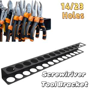스크루 드라이버 랙 금속 벽걸이 형 펜치 행거 선반 손 도구 보관 및 조직 랙 펜치 차고 용 도구 홀더 ﻿