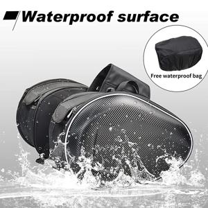 2PCS 유니버설 맞는 오토바이 파니 가방 수하물 안장 가방 사이드 스토리지 포크 여행 파우치 상자 오토바이 사이드 헬멧 타고