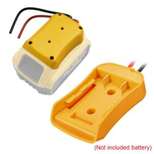 Dewalt 18V/20V 최대 배터리 어댑터 도크 전원 DIY 배터리 변환기 커넥터 12AWG 홈 전동 공구 부품 교체
