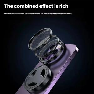 자석식 휴대폰 CPL 자석 반사 방지 편광 필터 광학 코팅 별빛 HD 사진 촬영 편광 렌즈