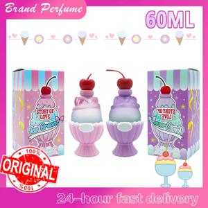 아이스크림 롱래스팅 스위트 여성 향수 60ml 프레시 바이탈리티 플로럴 프래그런스 오 드 뚜왈렛 매력적인 데이트 향수 스프레이