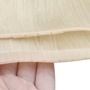 모레수 버터플라이 웨프트 헤어 익스텐션 인비저블 PU 홀 웨프트 익스텐션 핸드 타이드 볼륨 추가 더블 사이드 지니어스 웨프트 익스텐션