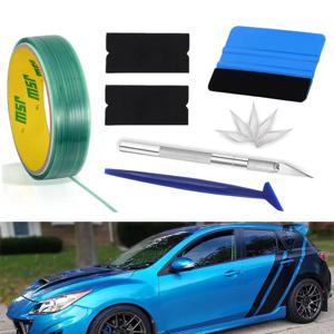 차량 색상 변경 필름 나이프리스 피니시 라인 테이프 키트 비닐 랩 도구 자동차 스티커 디자인 커팅 라인 그래픽 필름 도구