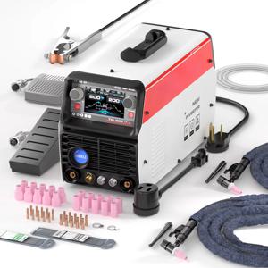 안델리 2025 신제품 LCD Tig-250 Pro 9 in 1 AC DC HF TIG 펄스 콜드 MMA 다기능 알루미늄 TIG 용접기