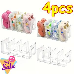 2/4팩 공간 절약형 수직 신발 정리대 - 다층, 조립 간편, 가정 현관 캐비닛용 컴팩트 수납