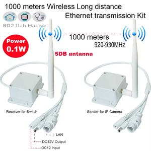 1KM 무선 WIFI 전송 장거리 1 AP 수신기 플러그 앤 플레이 유선 2MP 5MP IP PTZ 이더넷 키트 1년 보증 IP 카메라