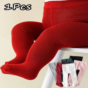 단색 아기 레깅스 1쌍, 사계절용 패셔너블한 부드러운 타이트 팬티스타킹, 0-72개월 여아용 일상생활용