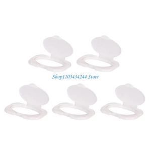 5 개/대 아기 물티슈 커버 티슈 페이퍼 디스펜서 상자 뚜껑 티슈 종이 상자 모자 젖은 티슈에 접근 가능하고 촉촉한 유지