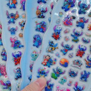 스티치 만화 문구 스티커 DIY 저널, 스크랩북, 학용품, 다양한 패턴, 자가 접착, 방수