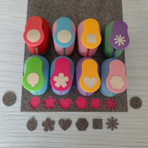 18mm 사각형 2.5cm 웨이브 서클 풍선 공예 스크랩북 기계 학교 종이 커팅 커터 펀처 Eva 홀 펀치 엠보싱