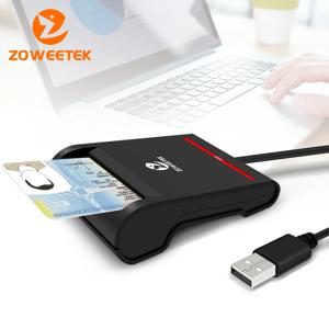 ZOWEETEK USB 2.0 스마트 카드 리더기, IC ID Bank EMV PC 컴퓨터용