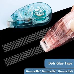 도트 접착제 롤러 테이프, DIY 공예 용품, 양면 접착 테이프, 사진 앨범, 학용품, 사무용품, 1PC
