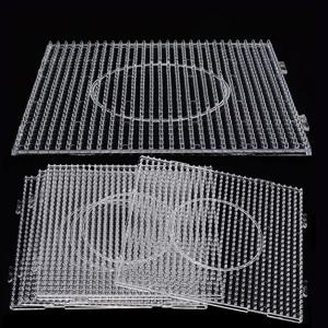 2.6mm/5mm Perler 비즈 스퀘어 Pegboard 3D 퍼즐 Juguetes For Hama Bead 교육 완구 어린이를위한 지그 소 퍼즐 Brinquedos