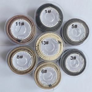 500 Pcs 사전로드 된 3.0mm 나노 링 실리콘 나노 링 링크 비즈 헤어 확장 도구 Easi 루프 후크 플라이어 제작