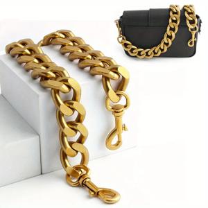 1PC 39-60-100cm 금속 알루미늄 체인 지갑 메신저 가방 어깨 스트랩 교체 두꺼운 체인 DIY 장식 슬링 가방 체인