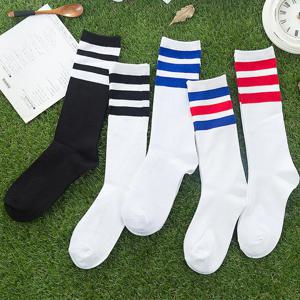 새로운 남성/여성 3 세 줄무늬면 양말 레트로 올드 스쿨 힙합 스케이트 긴 짧은 Meias 하라주쿠 화이트 블랙 겨울 쿨