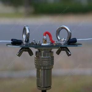 단파 라디오 전송 안테나, GP 포지티브 V 반전 V 쌍극 미니 AT-DP 어댑터 보드, 안테나 세트용 긴 라인 엔드 피드