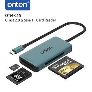ONTEN 오리지널 OTN-C15 유형 C-CFast 2.0 SD TF 카드 리더기
