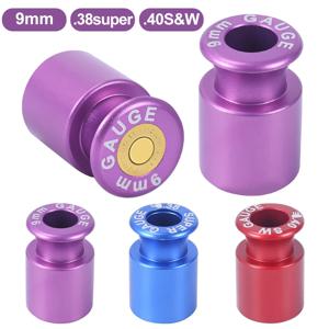 전술 탄약 총알 검사기 소총 헤드 스페이스 케이스 게이지 카트리지 게이지 챔버 검사기 9x19mm .40S&W .38super Reloads Check