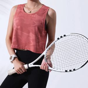 여성 위장 러닝 조끼 피트니스 자르기 탑 민소매 메쉬 요가 셔츠 통기성 운동 체육관 탱크 탑 여성 운동복