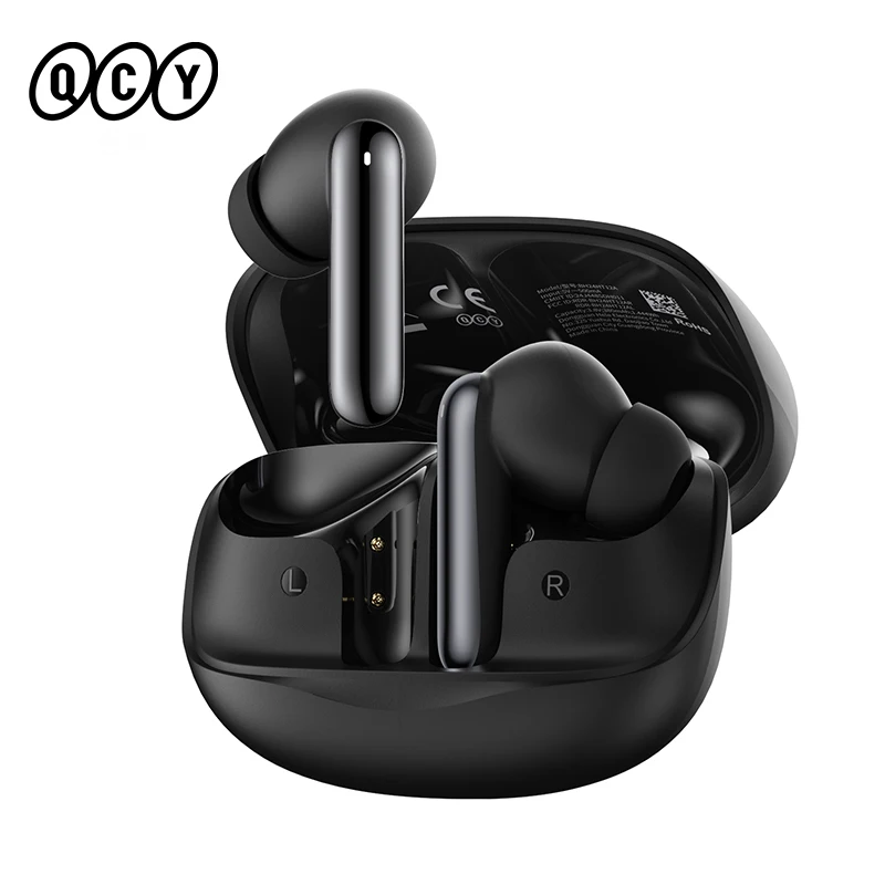 QCY Melobuds N50 ANC Bluetooth 5.4 무선 이어폰 액티브 노이즈 캔슬링 6개 마이크 클리어 콜 이어버드 멀티포인트 연결