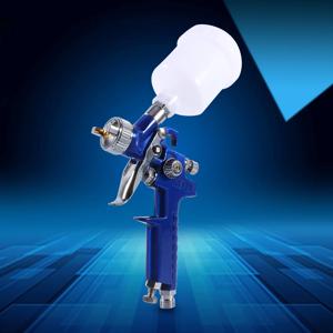 공압식 페인트 스프레이 건 건젯 블루 중력식 HVLP 미니 에어 페인트 스프레이 건 저압 0.8mm 노즐 100ml
