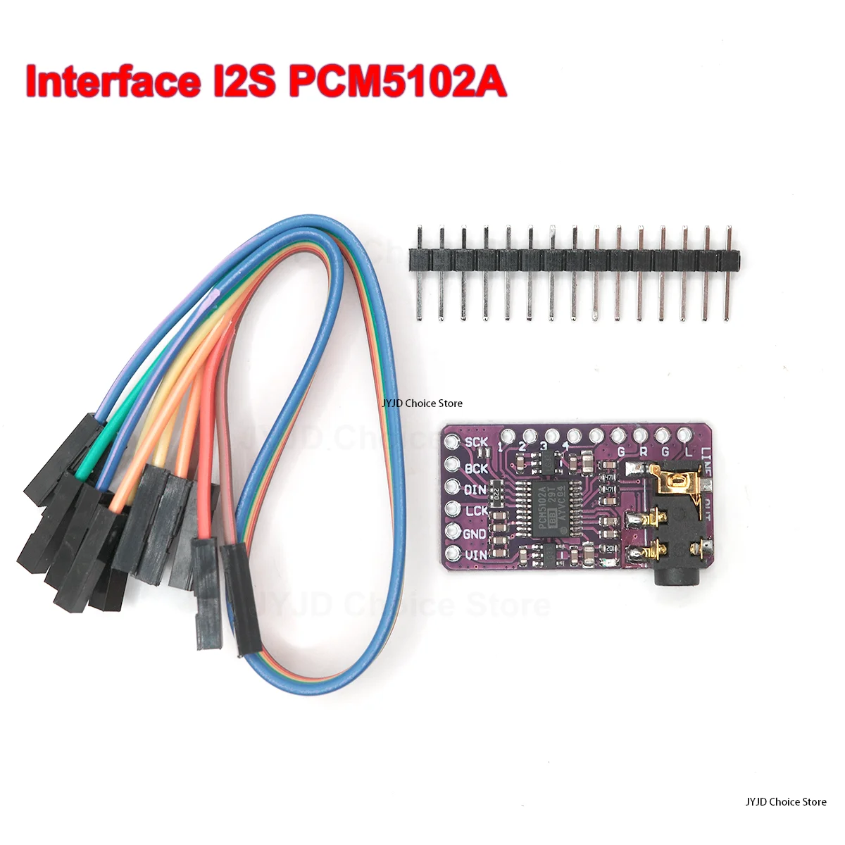 인터페이스 I2S PCM5102A DAC 디코더 GY-PCM5102 라스베리 파이용 I2S 플레이어 모듈 pHAT 형식 보드 디지털 PCM5102 오디오 보드