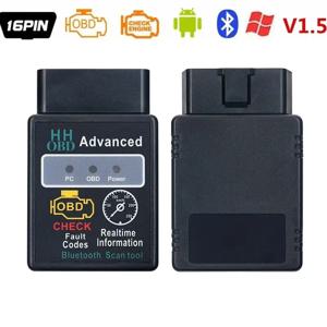 블루투스 ELM327 obd2 자동차 코드 리더 스캐너 v1.5 오류 감지기 iOS/안드로이드/pc 자동차 진단 도구 용 엔진 확인
